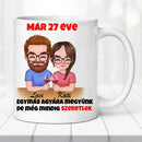 Szerelmes bögre – fiatal pároknak, vicces felirattal-1