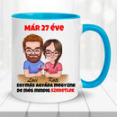 Szerelmes bögre – fiatal pároknak, vicces felirattal-3