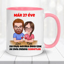 Szerelmes bögre – fiatal pároknak, vicces felirattal-5