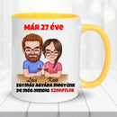 Szerelmes bögre – fiatal pároknak, vicces felirattal-6