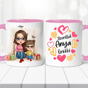 Anya-lánya bögre – személyre szabható