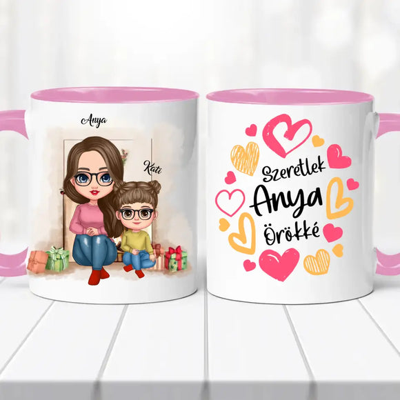 Anya-lánya bögre – személyre szabható