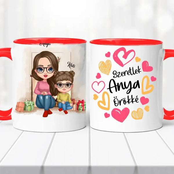 Anya-lánya bögre – személyre szabható
