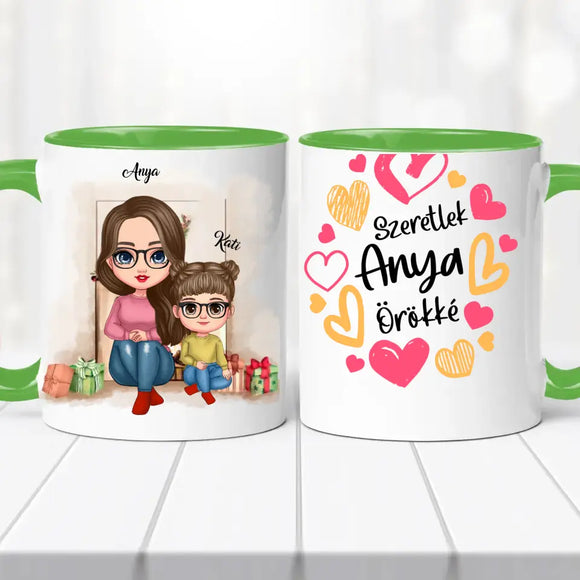 Anya-lánya bögre – személyre szabható