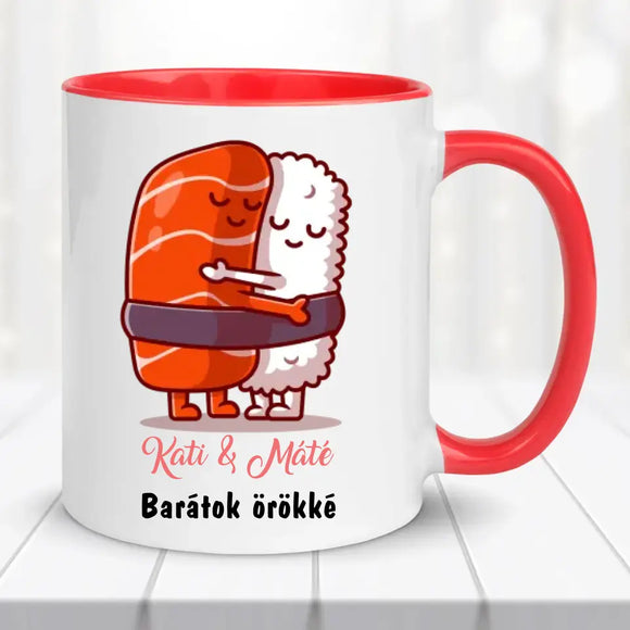 Barátnős bögre – pároknak is, aranyos rajzokkal