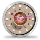 Kávés falióra többféle színes választható háttérrel-12