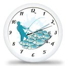 Horgászos falióra többféle választható háttérrel-4