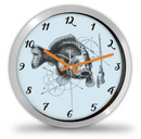 Horgászos falióra többféle választható háttérrel-13