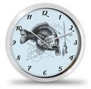 Horgászos falióra többféle választható háttérrel-2