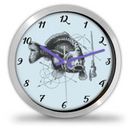 Horgászos falióra többféle választható háttérrel-14