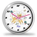 Állatos Falióra Gyerekszobába Saját Névvel-12