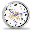 Állatos Falióra Gyerekszobába Saját Névvel-14