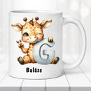 Monogramos bögre – névvel személyre szabva-1