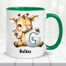 Monogramos bögre – névvel személyre szabva-8