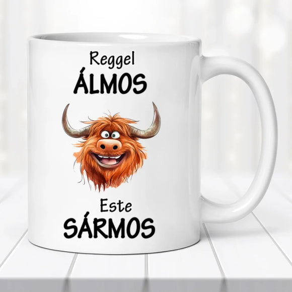 Vicces bögre – kávés dizájnnal