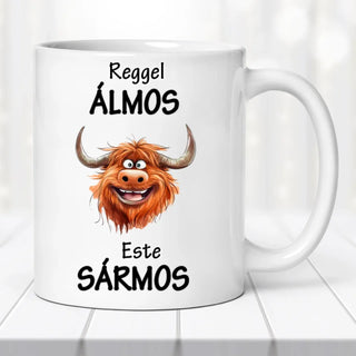 Vicces bögre – kávés dizájnnal