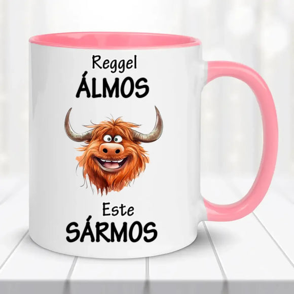 Vicces bögre – kávés dizájnnal