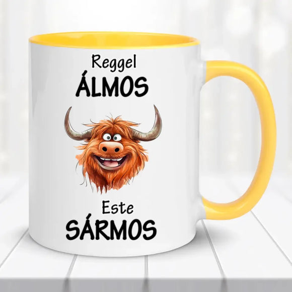 Vicces bögre – kávés dizájnnal