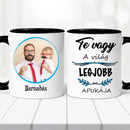 Legjobb Apa Fényképes Bögre-6