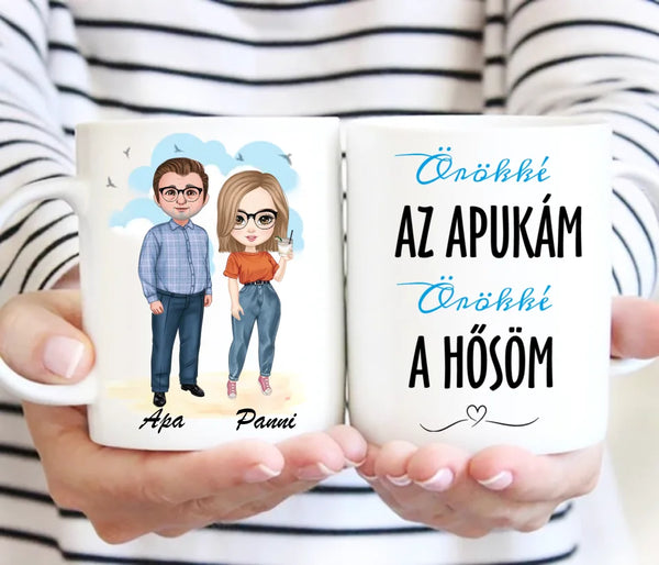 Apáknapi bögre - édesapának