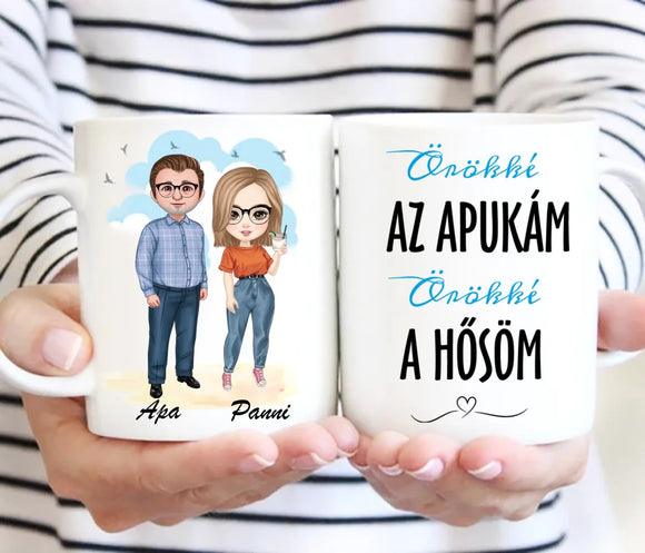 Apáknapi bögre - édesapának