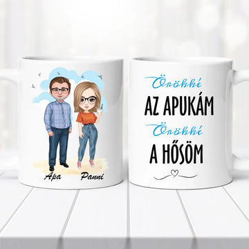 Apáknapi bögre - édesapának