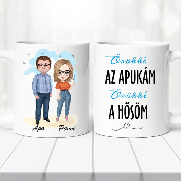 Apáknapi bögre - édesapának