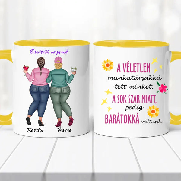 Barátnős bögre – „A véletlen munkatárssá tett minket…”