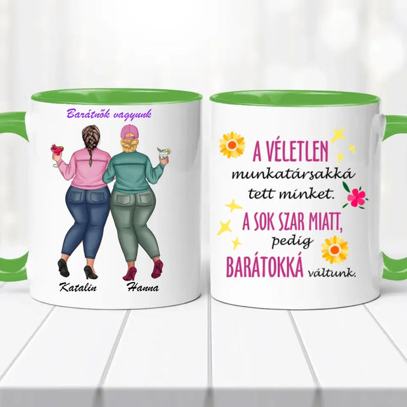 Barátnős bögre – „A véletlen munkatárssá tett minket…”