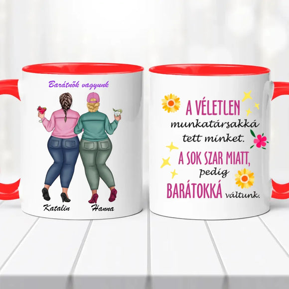 Barátnős bögre – „A véletlen munkatárssá tett minket…”