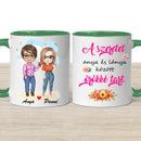 Ajándék bögre – édesanyának, chibi dizájnnal-6