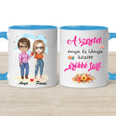 Ajándék bögre – édesanyának, chibi dizájnnal-7