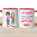 Ajándék bögre – édesanyának, chibi dizájnnal-10