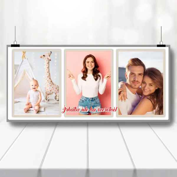 Fényképes bögre - 3 saját fotóval