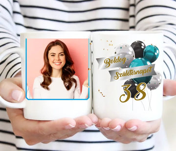 Születésnapi Fényképes Egyedi Bögre - 0