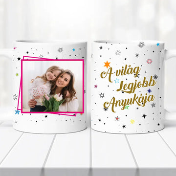 Fényképes bögre – A világ legjobb anyukája