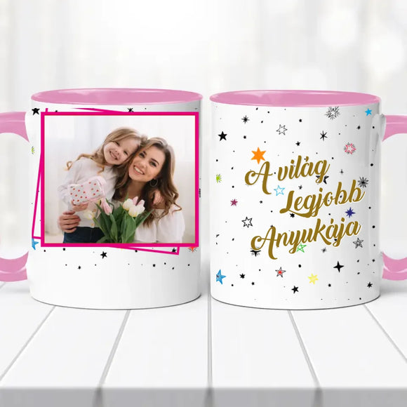 Fényképes bögre – A világ legjobb anyukája