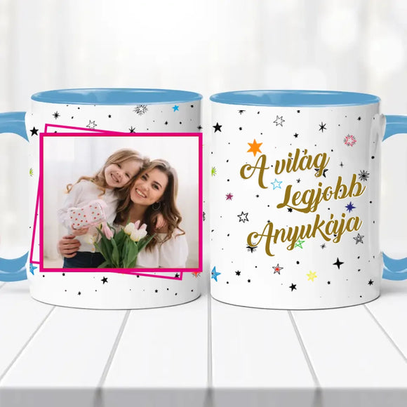 Fényképes bögre – A világ legjobb anyukája