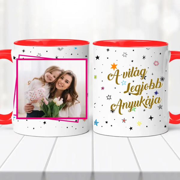 Fényképes bögre – A világ legjobb anyukája