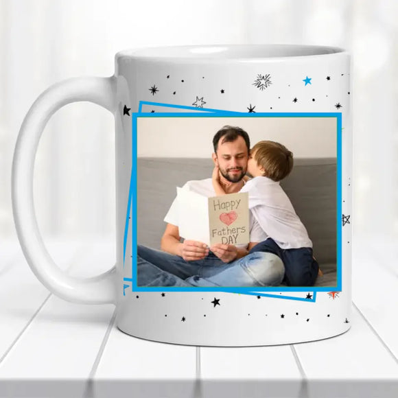 Fényképes bögre – „A világ legjobb apukája”