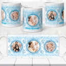 Karácsonyi fényképes bögre három képpel-1