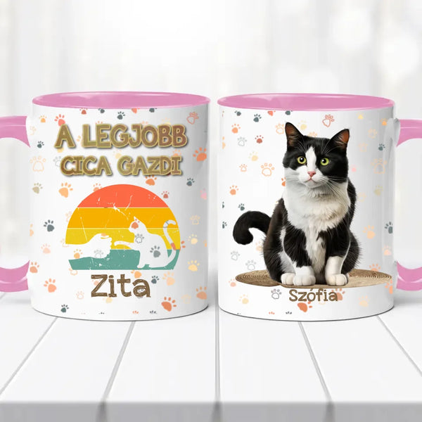 Legjobb cica gazdi bögre