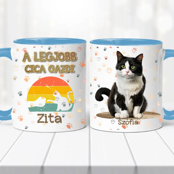 Legjobb cica gazdi bögre