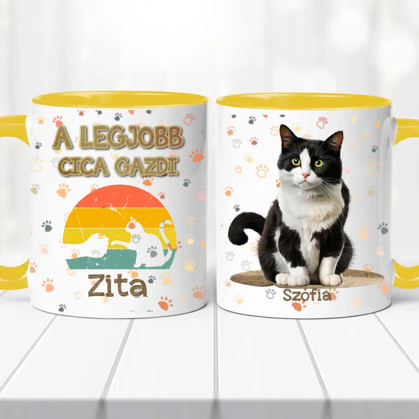 Legjobb cica gazdi bögre