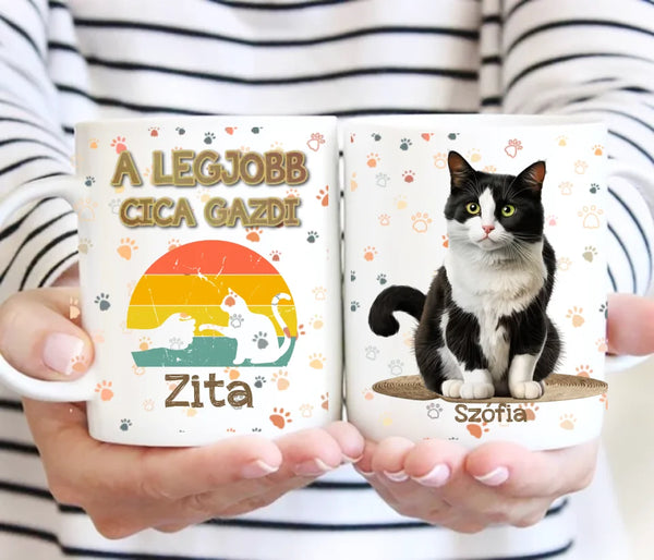 Legjobb cica gazdi bögre