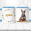 Nagy kutyás bögre – névvel-3