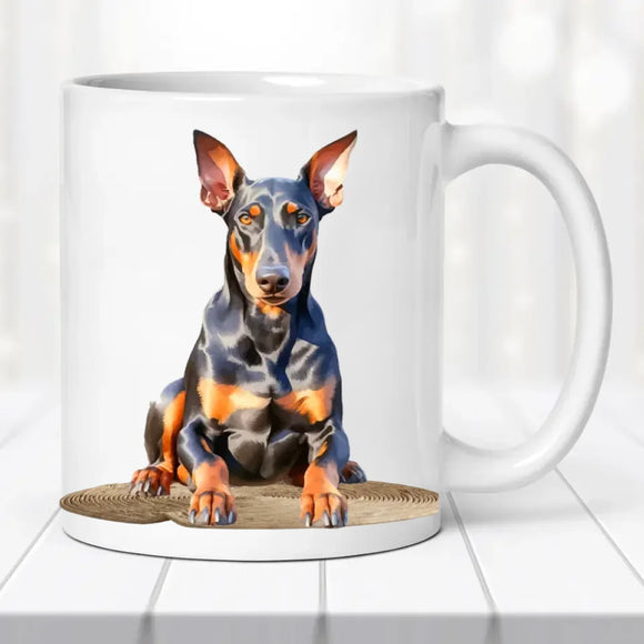 Nagy kutyás bögre – névvel