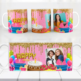 Születésnapi fényképes bögre – személyes fotóval