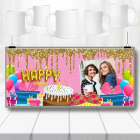 Születésnapi fényképes bögre – személyes fotóval - 0