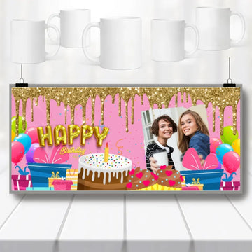 Születésnapi fényképes bögre – személyes fotóval - 0